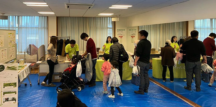 栄養の大切さを学ぶ情報啓蒙を通じた地域との交流