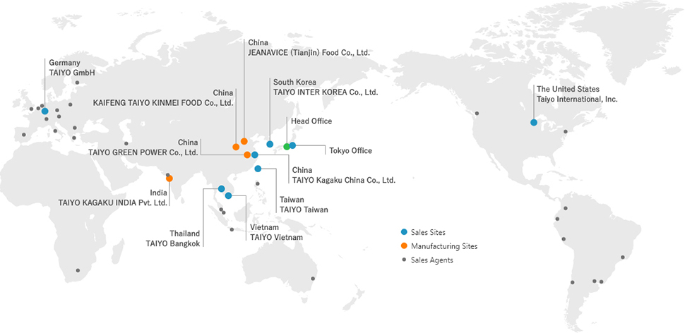 Our Sales and Manufacturing sites